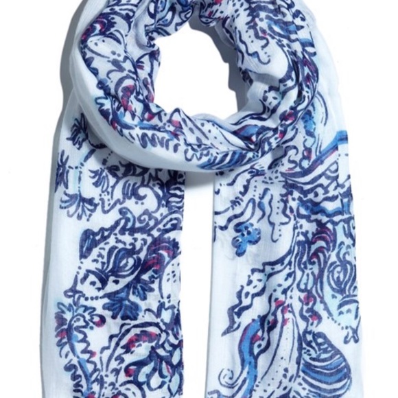 Lilly Pulitzer for Target Wavepool Print Scarf - Picture 2 of 5